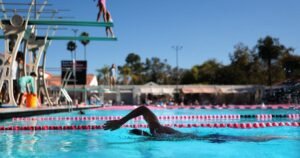 Read more about the article A possible year-plus shutdown for the Olympics worries patrons of the Rose Bowl Aquatics Center