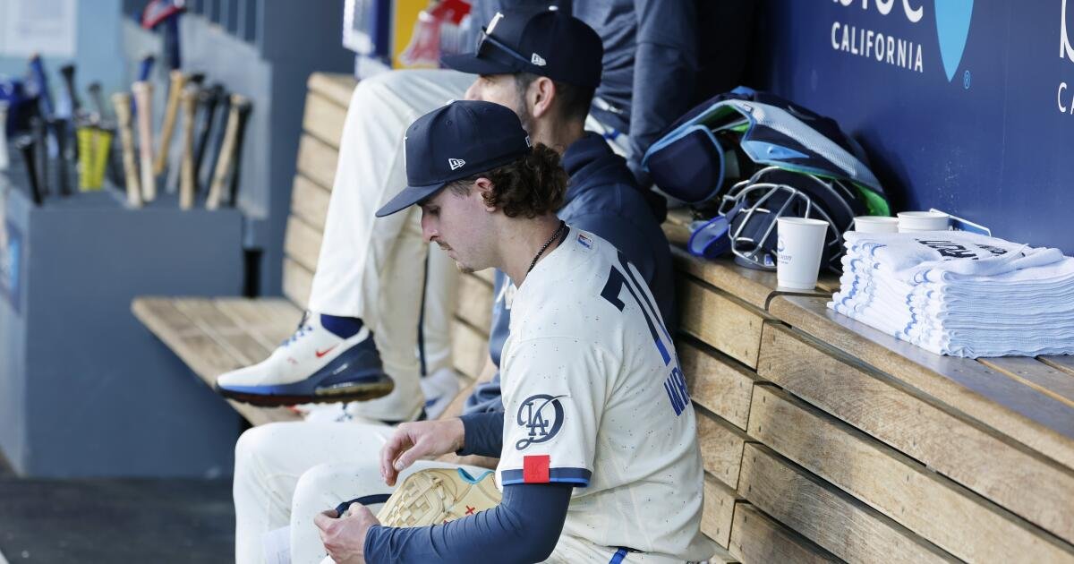Read more about the article Justin Wrobleski struggles, Jacob Misiorowski shines in Dodgers’ loss to Brewers