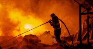 Read more about the article A Russian barrage in Ukraine’s capital kills 17 as air defenses fall short