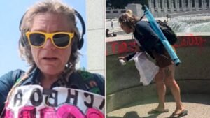 Read more about the article Woman charged with felonies in World War II Memorial vandalism in DC