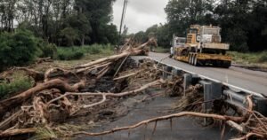 Read more about the article Muddy cleanup ahead as Tropical Storm Lala moves west of Hawaii