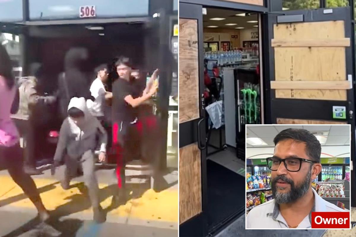 You are currently viewing Outrageous moment teen mob loots California 7-Eleven