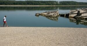 Read more about the article The Danube River’s water is dropping so low that World War II ships are emerging