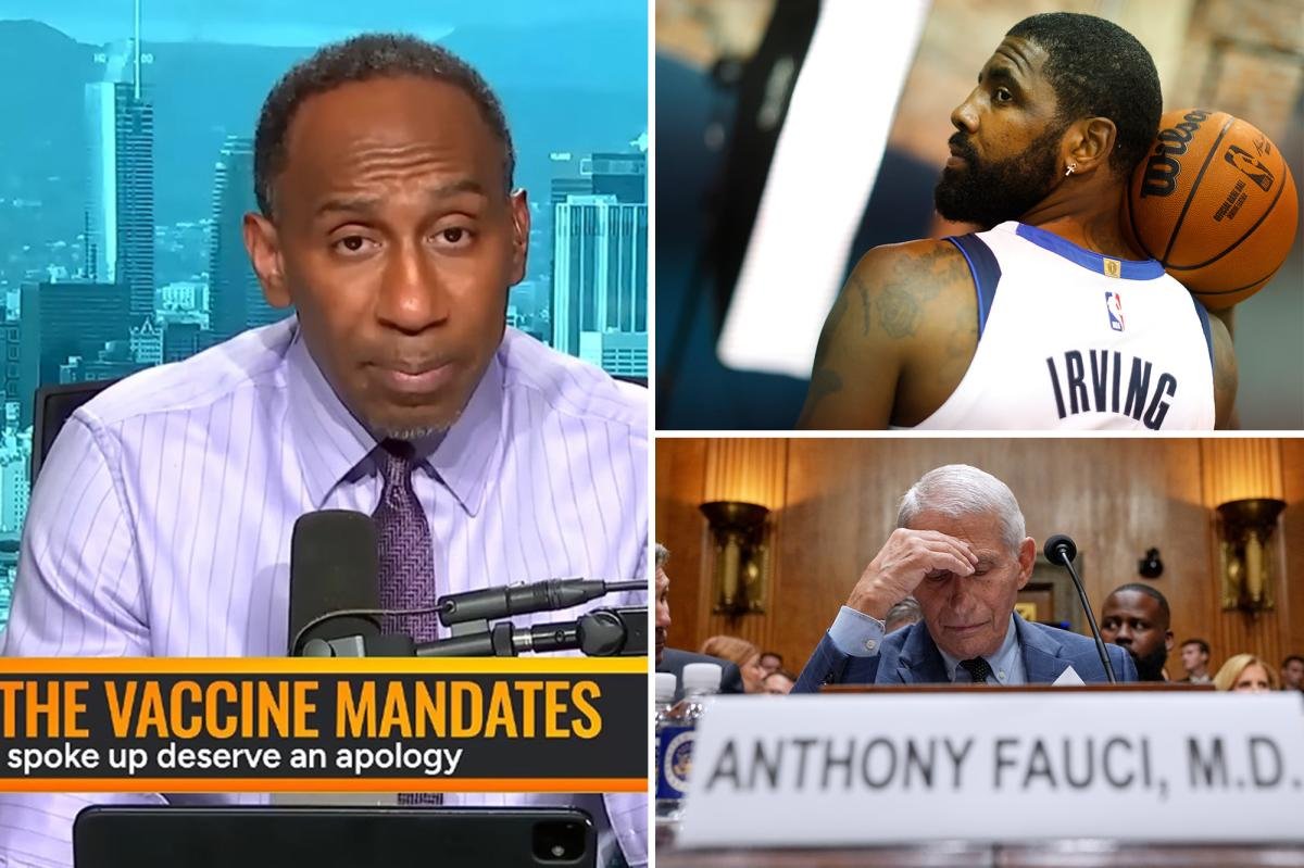 You are currently viewing Stephen A. Smith offers surprising apology to Kyrie Irving about COVID vaccine after watching Fauci hearing