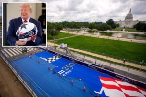 Read more about the article Trump to take lap of honor ahead of IndyCar Freedom 250 Grand Prix along National Mall