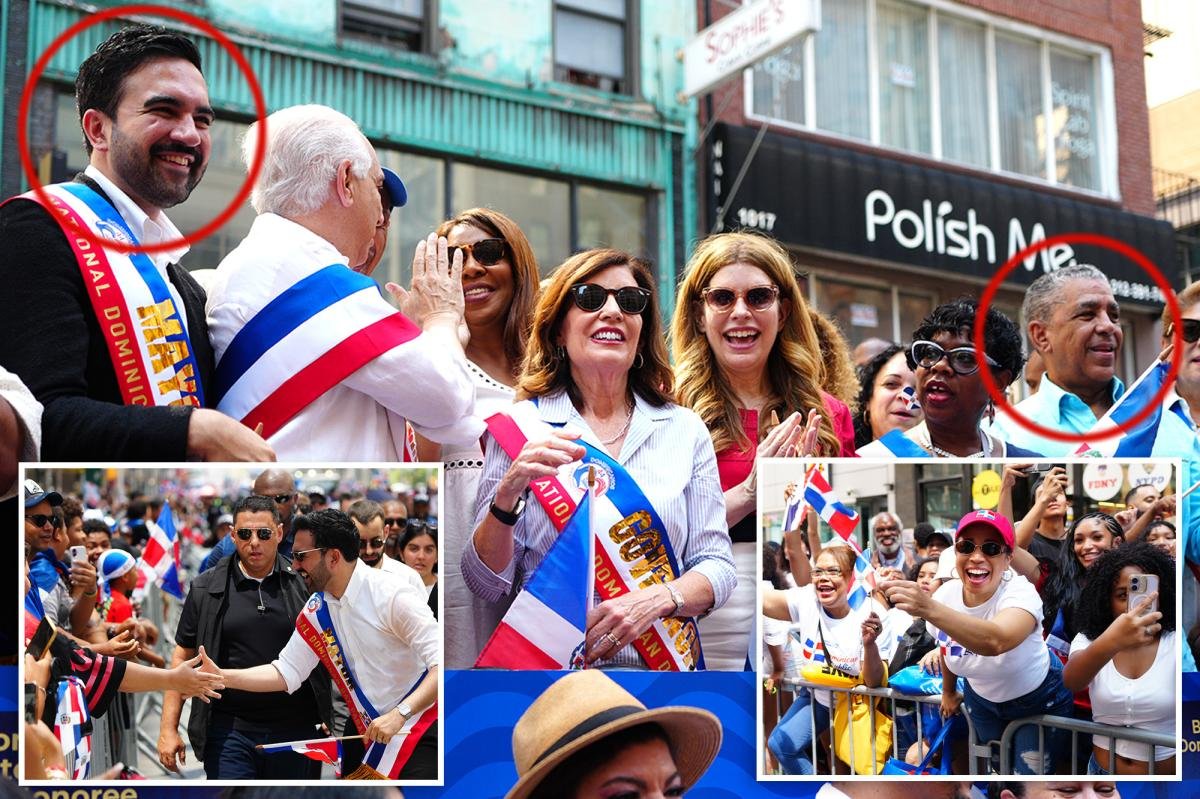 You are currently viewing Mamdani mum on icy relationship with rival Espaillat as the two keep their distance in NYC’s Dominican Day parade