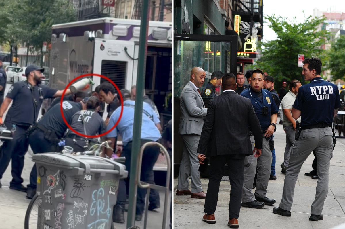 You are currently viewing Knife-wielding NYC maniac shot, critically injured after charging at cops