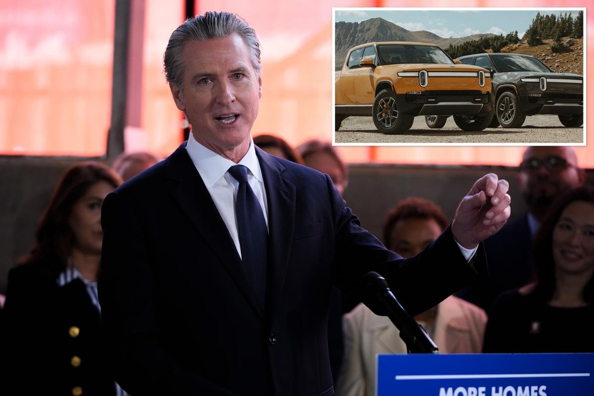 You are currently viewing Gavin Newsom rolls out $3,500 EV rebates for first-time California buyers while blasting Trump