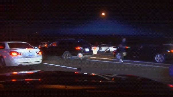 You are currently viewing Florida Highway Patrol dashcam captures I-75 street takeover chase