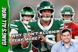 Read more about the article Cade Klubnik debuts in Jets’ preseason opener against the Bucs | Gang’s All Here