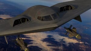 Read more about the article Unknown military aircraft caught on video near Wichita, Kansas base sparks B-21 Raider speculation