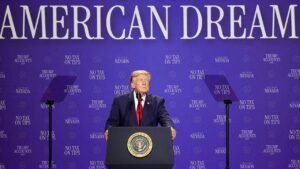Read more about the article Trump slams Democratic Senate nominee Abdul El-Sayed on communism