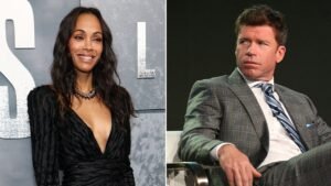 Read more about the article Zoe Saldaña says Taylor Sheridan gives actors two choices on ‘Lioness’