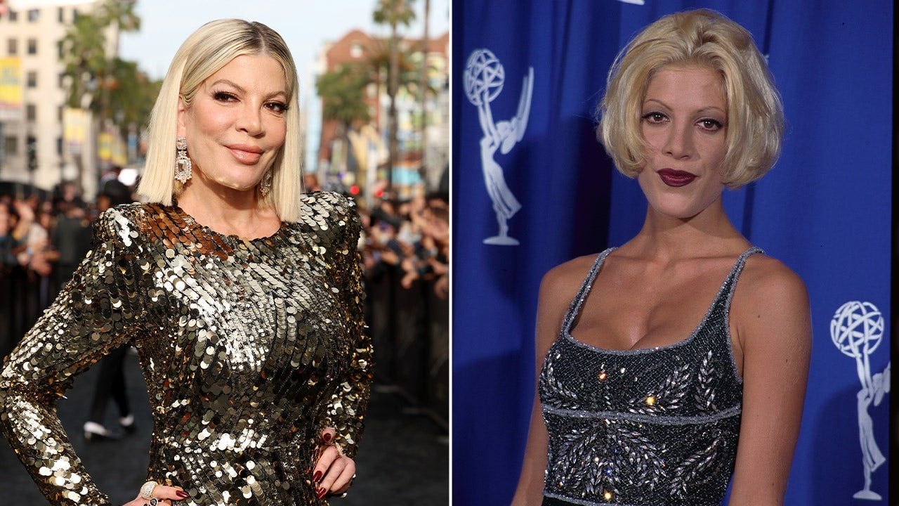 You are currently viewing Tori Spelling steps away from the ‘90210MG’ rewatch podcast with Jennie Garth
