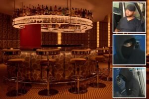 Read more about the article Trio of pistol-wielding crooks tie up workers at ritzy NYC cocktail bar, steal nearly $30K of booze, cash, and DJ equipment: cops
