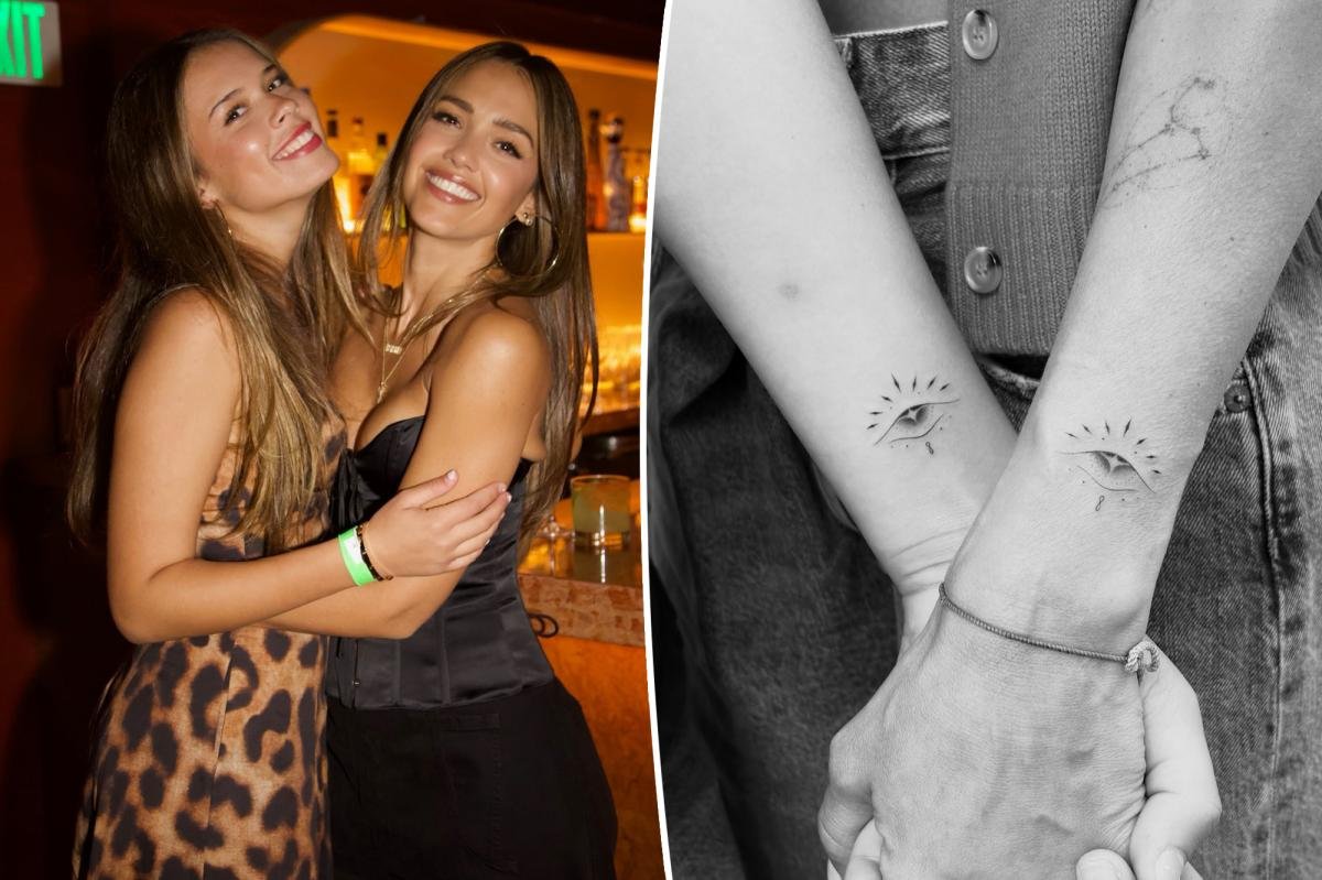 You are currently viewing Jessica Alba and Honor, 18, get matching mother-daughter tattoos before teen starts college