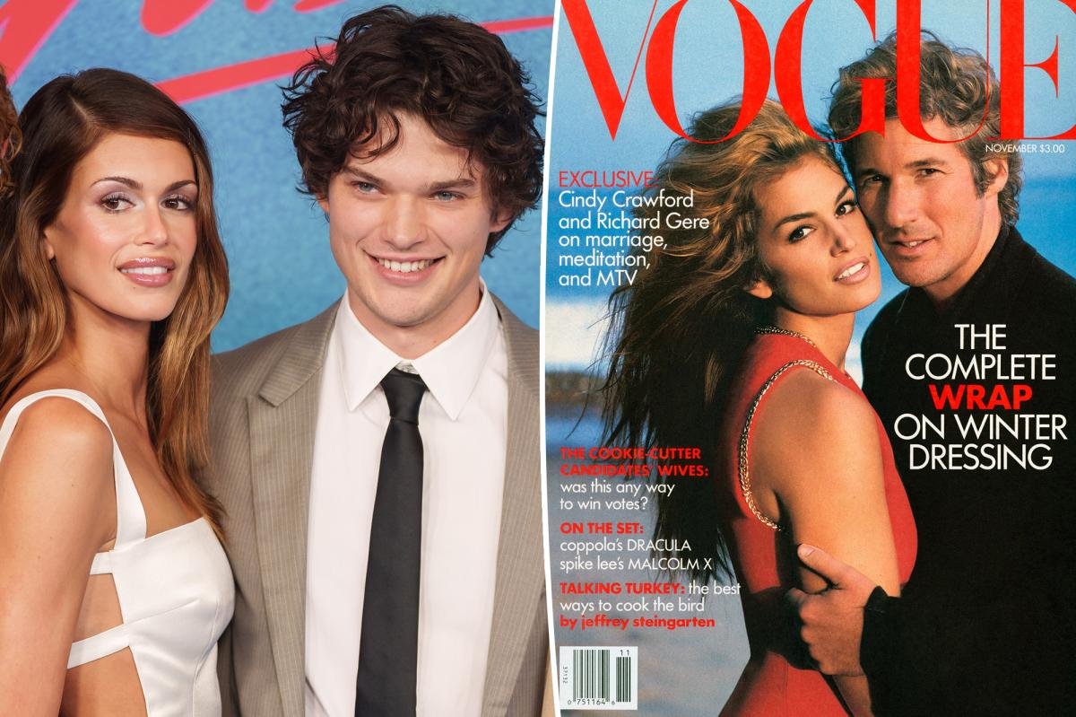 You are currently viewing Kaia Gerber and Homer Gere follow in their famous parents’ footsteps with Vogue cover