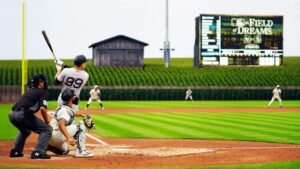 Read more about the article Baseball fans fume at MLB’s ‘Field of Dreams’ game decision, reporter Tricia Whitaker has a boat day & LLWS!