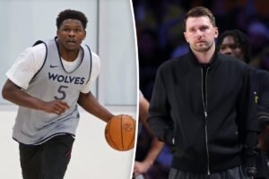 Read more about the article Anthony Edwards takes page from Lakersâ Luka Doncic’s pricey playbook