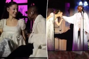 Read more about the article Ariana Grande and ‘Wicked’ co-star Cynthia Erivo squash feud rumors with ‘Eternal Sunshine’ tour duet