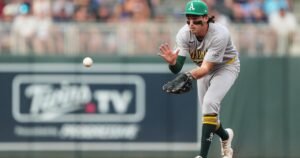 Read more about the article Jacob Wilson shatters MLB record for errorless games in a row at SS