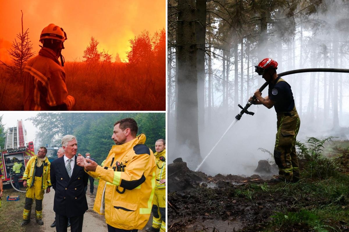 You are currently viewing Devastating Belgian wildfire moves toward Germany as blazes break out in Greece, France: ‘Will take decades to recover’