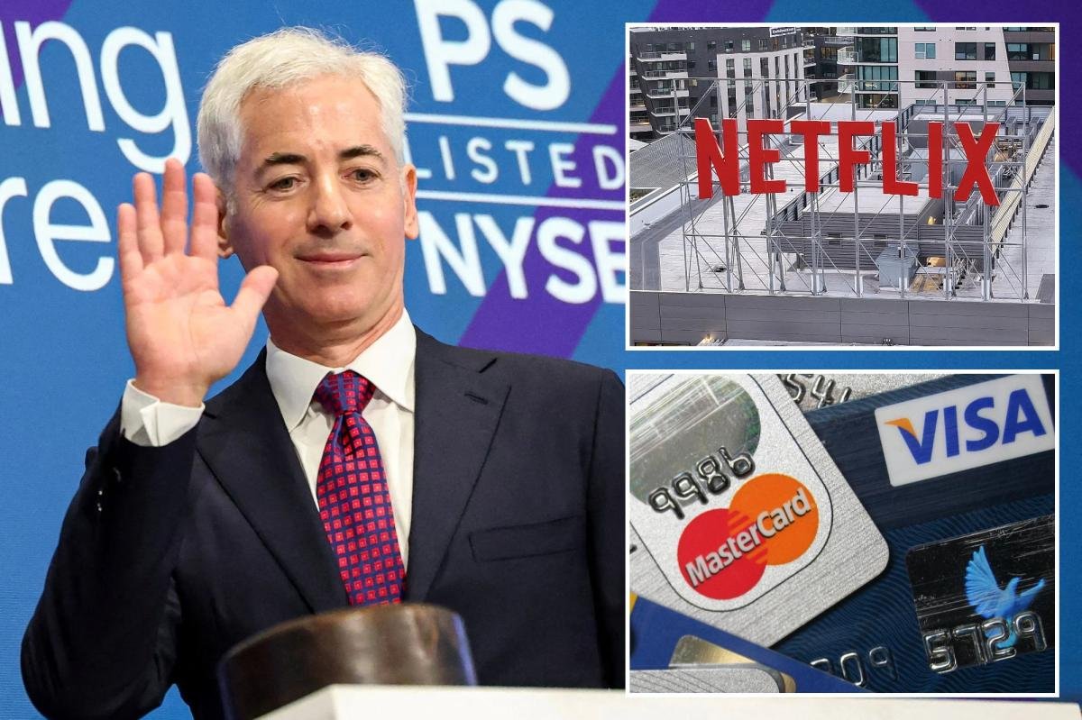 You are currently viewing Bill Ackman unveils 6 new investments including Netflix, Visa, Mastercard in major portfolio overhaul