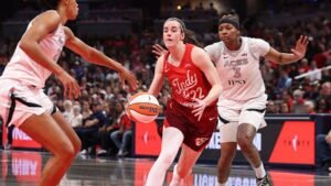 Read more about the article Aces star targets heckling Fever fans in Indy before Chelsea Gray stuns Caitlin Clark in OT thriller