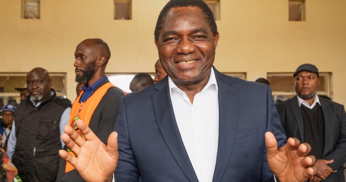 Read more about the article Zambia President Hakainde Hichilema is declared the winner of a troubled election