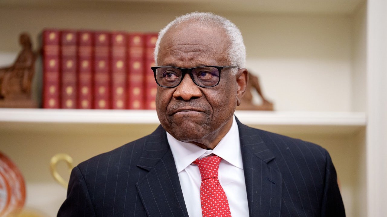 Read more about the article Clarence Thomas gets emotional recalling vow to honor grandparents
