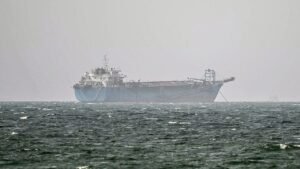 Read more about the article Strait of Hormuz vessel struck by projectile as Iran talks continue