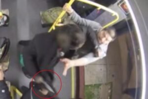 Read more about the article Chilling new video shows racist stabber’s savage LA Metro attack before life sentence