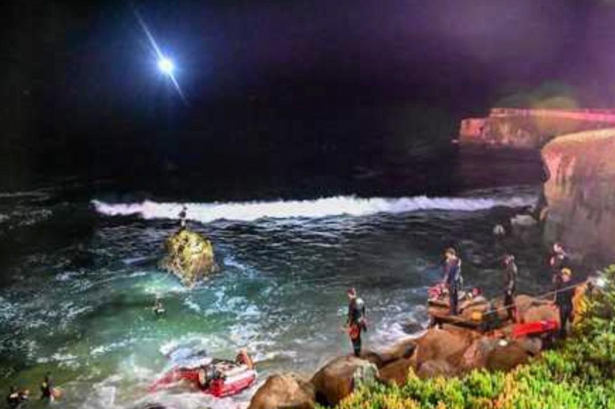 You are currently viewing Horror as car plunges off famous California cliff and into the ocean