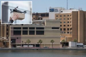 Read more about the article Florida hospital launches ‘game changer’ drones to air-drop life-saving blood directly to trauma scenes