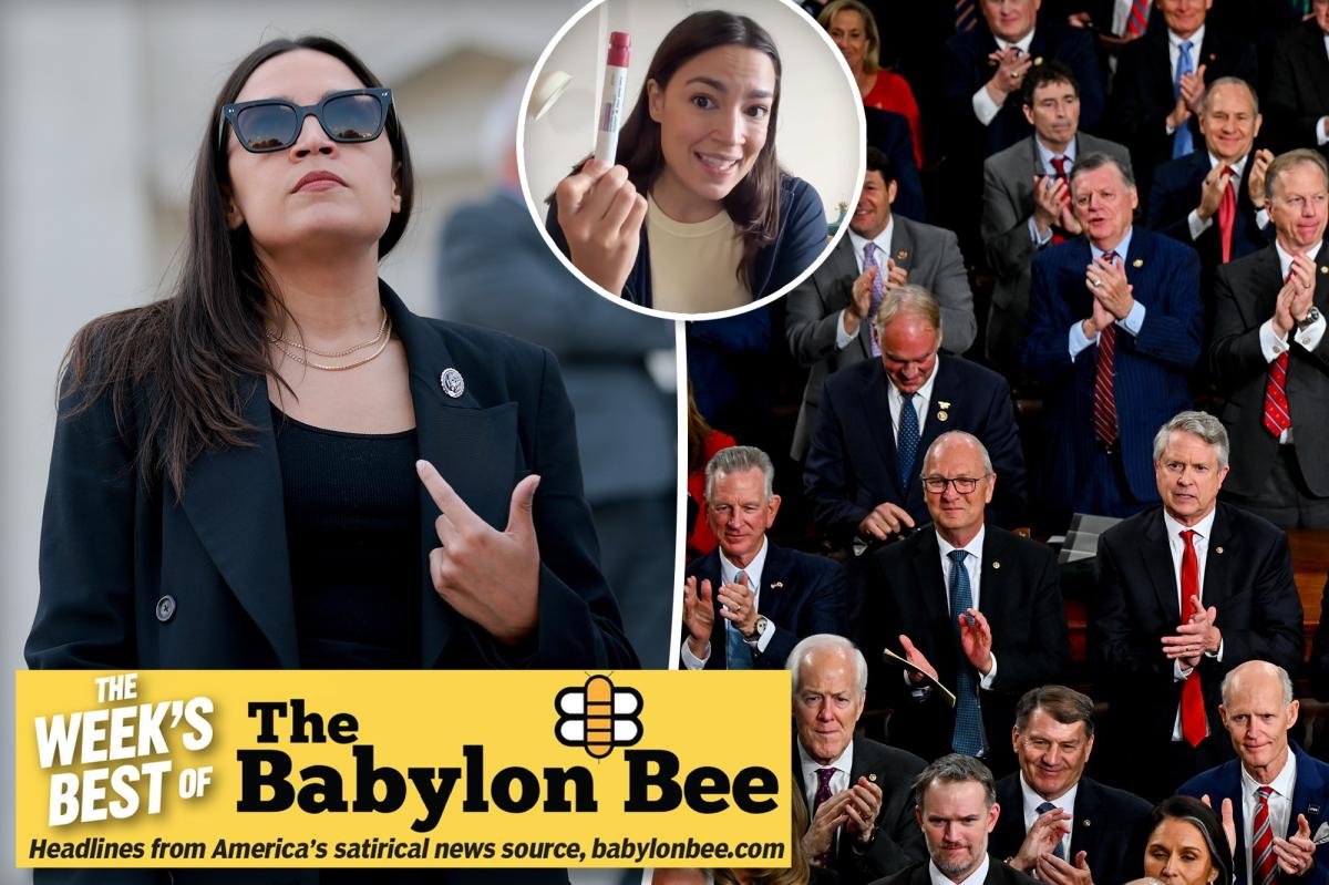 You are currently viewing Best of the Babylon Bee: AOC struggling to meet single men under 90 at work