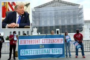 Read more about the article Trump signs new executive order to ban ‘birth tourism’ after birthright citizenship defeat at Supreme Court