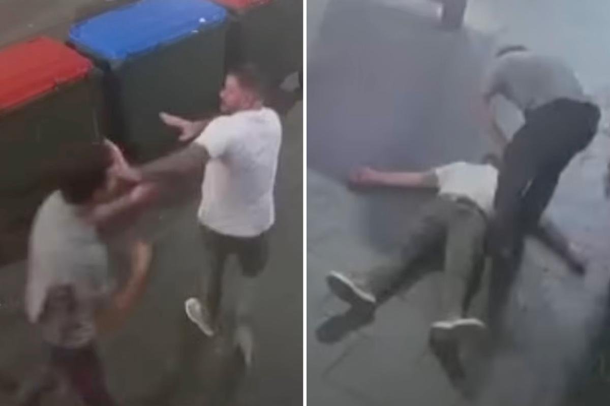 You are currently viewing Violent street assault captured on surveillance as bystanders intervene: ‘Look what you’ve done!’