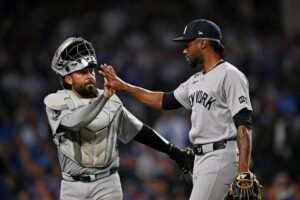 Read more about the article Yankees’ bullpen falters late as offense keeps struggling in loss to Cubs