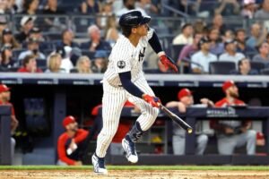 Read more about the article George Lombard Jr. launches first home run as Yankees debut gets off to electrifying start
