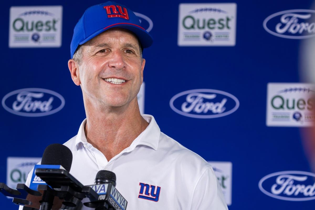 You are currently viewing John Harbaugh could play Giants starters in preseason: ‘We’re a young team’