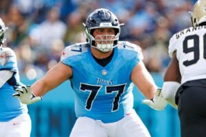 Read more about the article Titans make Peter Skoronski highest-paid guard in NFL with $100 million extension