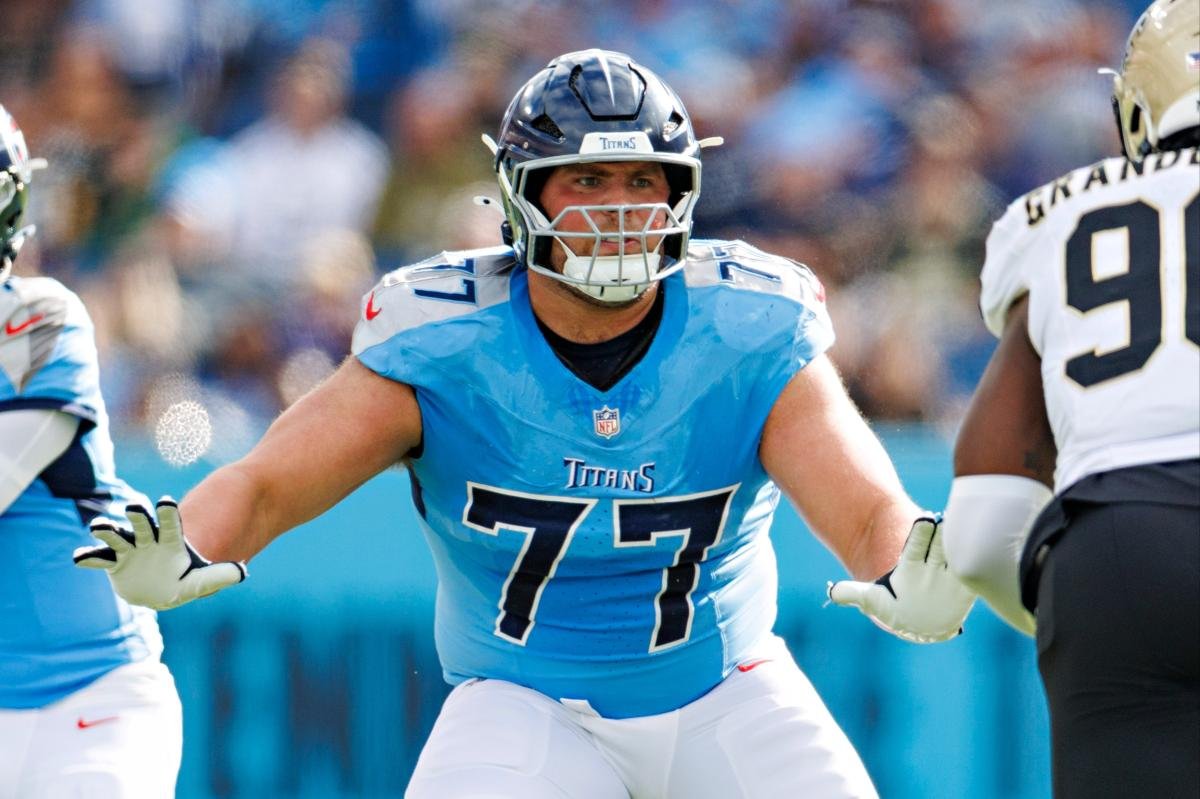 You are currently viewing Titans make Peter Skoronski highest-paid guard in NFL with $100 million extension