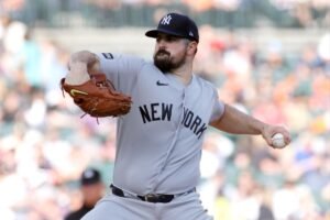 Read more about the article Carlos Rodon set for Yankees rehab assignment with return nearing