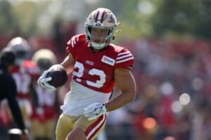 Read more about the article Christian McCaffery adds to 49ers injury woes with ‘tightness’ absence