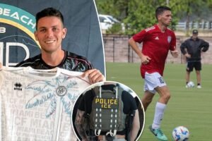 Read more about the article Argentine soccer player detained by ICE at Florida detention center