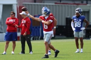 Read more about the article Jaxson Dart cooks Giants first-round pick for touchdown in highlight of strong day