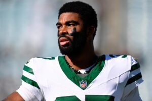 Read more about the article Jetsâ Qwanâtez Stiggers improving after scary practice collapse, in concussion protocol