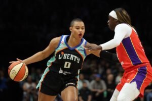Read more about the article Satou Sabally stepping away from Liberty ‘for a little bit’ as she continues concussion recovery