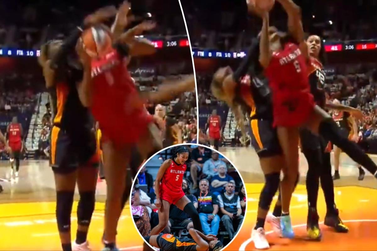 You are currently viewing Angel Reese hit in the head before heated confrontation as WNBA drama rolls on