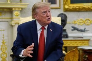 Read more about the article Trump says Strait of Hormuz has been de-mined, is ‘open and operating’ after 60-day Iran talks window shuts